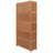 10-layer Rectangular Freestanding Bamboo Shoe Cabinet with Doors-346620189