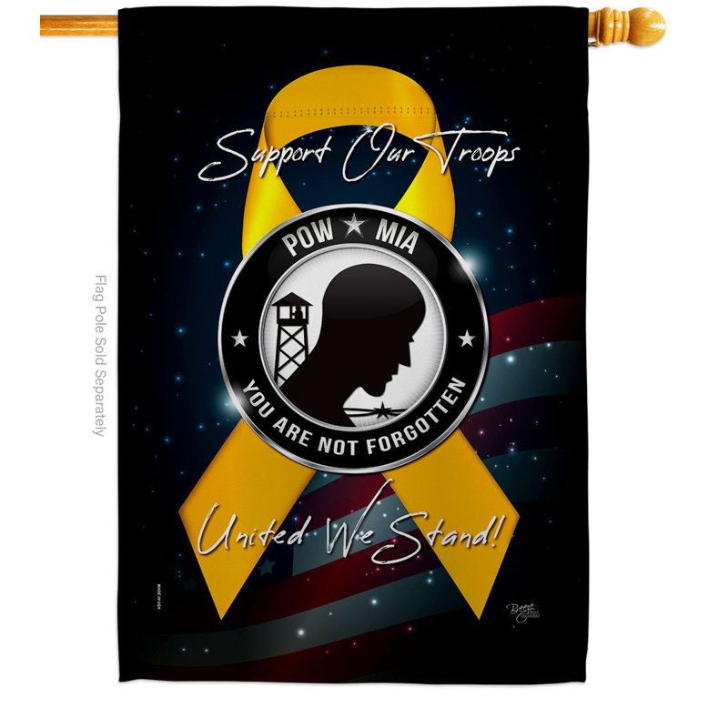 Double Sided 40'' H x 28'' W Polyester House Flag