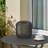 9.45" H All Iron Frame Rattan Lantern With Hemp Rope Handle-114212647