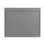 Armoire de rangement pour salle de bain 35 po x 27,5 po avec miroir, fixation murale grise polyvalente, miroir de salle de bain, 35 po x 27,5 po, planche, spacieux-52897119