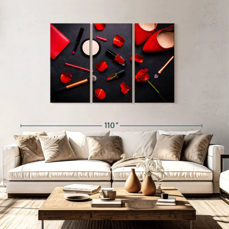 Shuttleworth Red Fashion Beauty, 48" H x 74" W