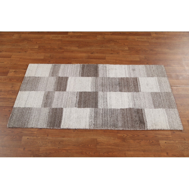Checkered Gabbeh Rug 2x5
