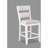 Counter Height Dining Table Set, Rectangular Table with Storage, 4 Upholstery Chairs and 1 Bench