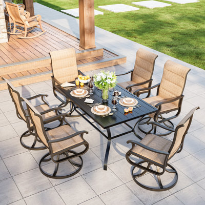 Huma Rectangular 6 - Person 53" Long Dining Set by Wildon Home