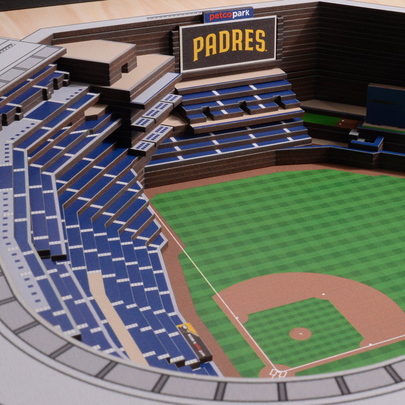 MLB 25-Layer StadiumViews 3D Wall Art, San Diego Padres
