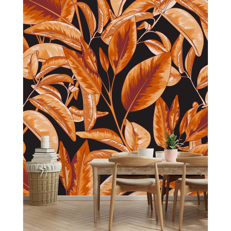 Annemarie Peel & Stick Floral Tile, 124.8" L x 125" W