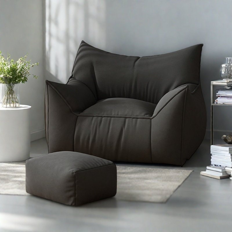 Canapé à billes rétro, Polyester noir