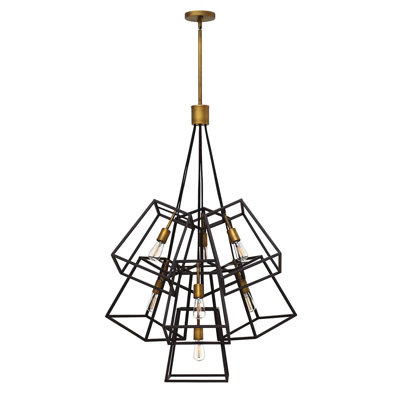 Poulan 7 - Light Bronze Cluster Pendant
