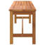 Calipatria Solid Wood Acacia Outdoor Bench