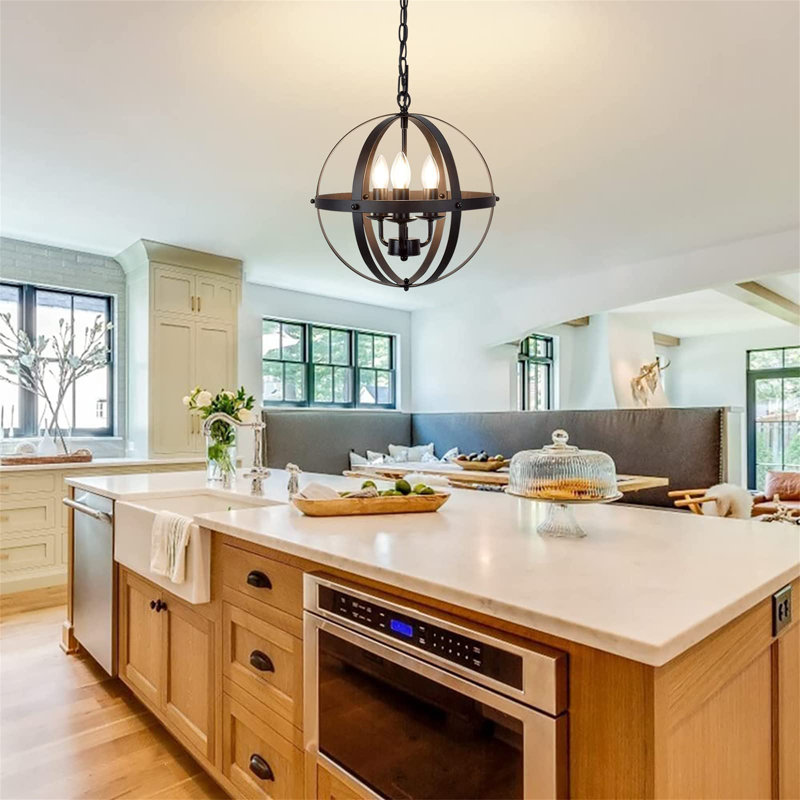 Jud 3 - Light Black Geometric Pendant