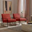 Fauteuil d'appoint en métal Ricci-384480134