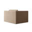 Chaise d'appoint Roe, velours performance, accoudoirs sur rail-115686092