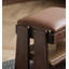 Tabouret de rangement en bois massif