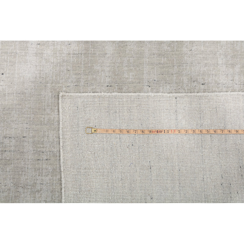 Area Rug in Silver