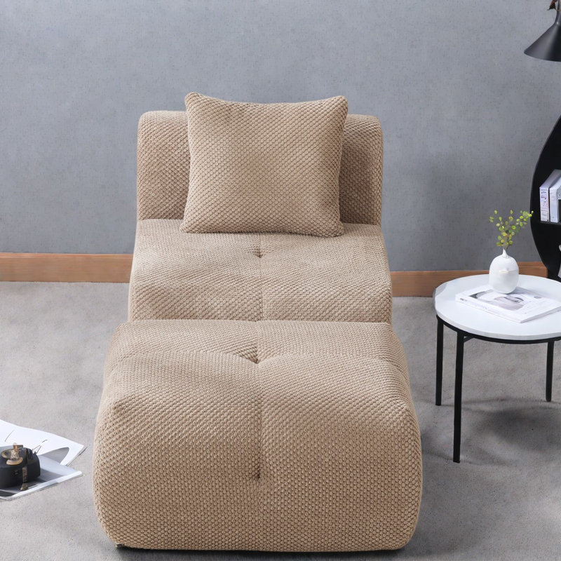 Fauteuils d'appoint modernes, fauteuil nuage en polyester de 77,5 cm pour la maison