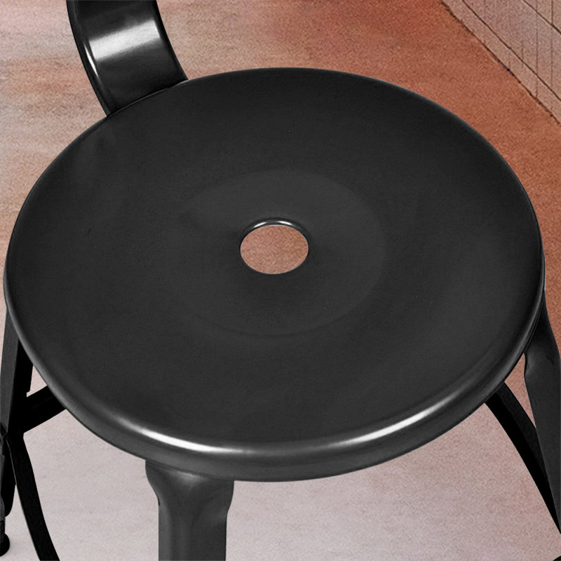 Chaise d'appoint en bronze industriel