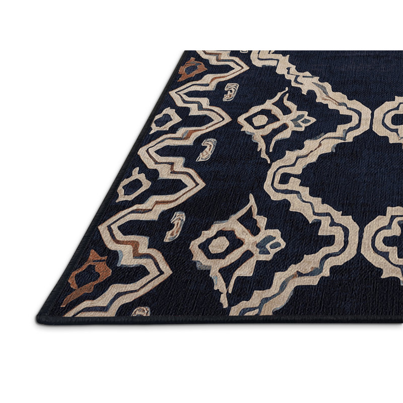 Machine Washable Gray Area Rug, Rectangle 8' x 10'