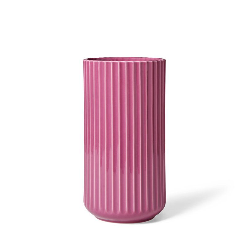 Vase en porcelaine Lyngby, Lilas, H 8,10 po x l 4,30 po x P 4,30 po