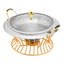 Réchaud 13 po rond en acier inoxydable-172127993