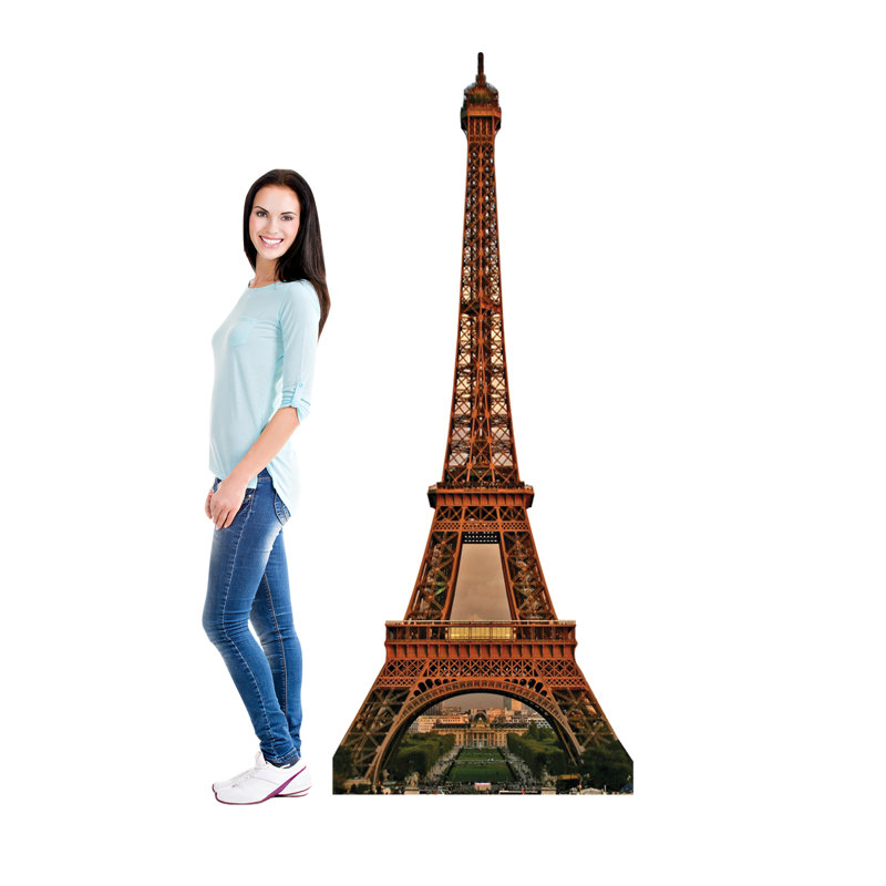 88'' Eiffel Tower Cardboard Stand-Up Decor