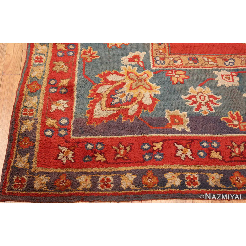 Tapis carré irlandais antique Donegal