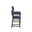 Hermon Solid Maple Wood Blue Counter Stool (Set of 2)-1905204703