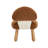 Mushroom Kids Chair With Solid Wood Legs-1605859075