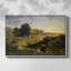 Hagar dans le désert (Hagar dans le désert), 1835 - Jean-Baptiste-Camille Corot, toile tendue avec châssis-1618851141-1618851142