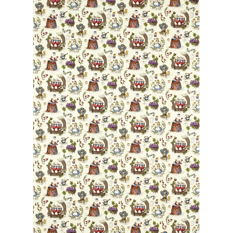 Alice in Wonderland Fabric, Hundreds/Thousands