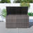 Moda Furnishings 67'' W 264 Gallons Water Resistant Metal Deck Box in Brown