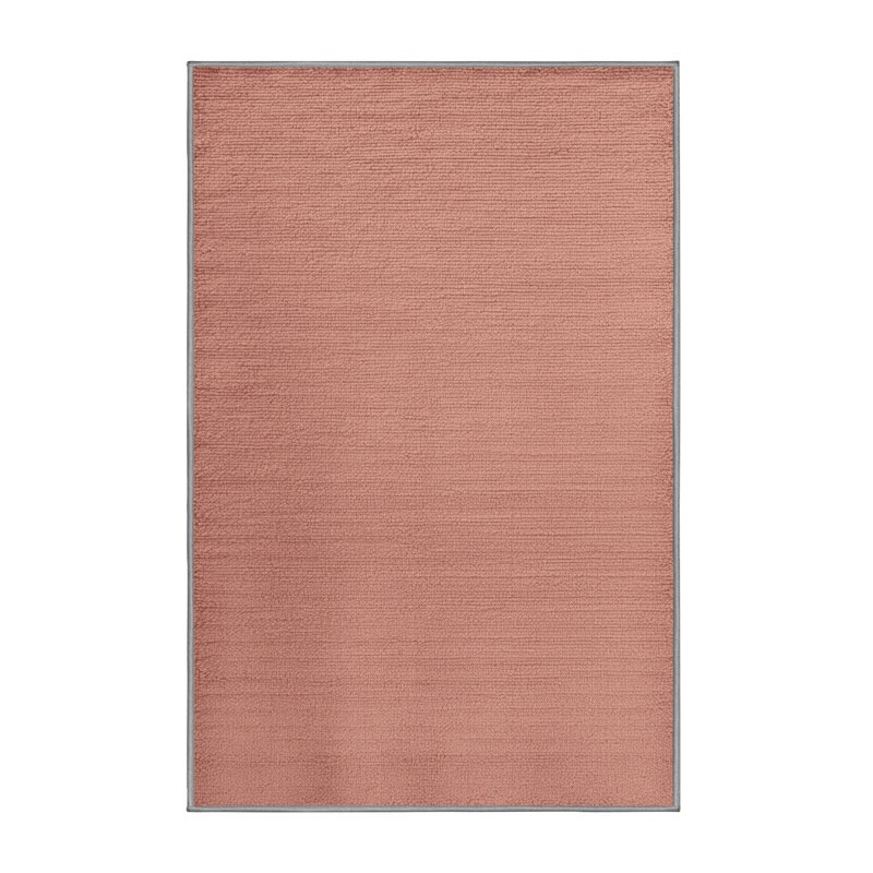 Tapis brun uni lavable à la machine, Rectangulaire 8 pi x 12 pi