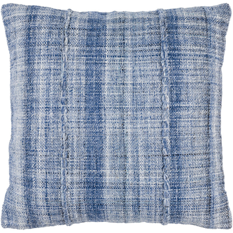 Coussin Zeppelin, H 22 po x l 22 po, Housse de coussin seulement - sans coussin, Étain