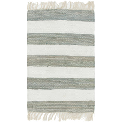Rinker Cotton Striped Indoor Rug