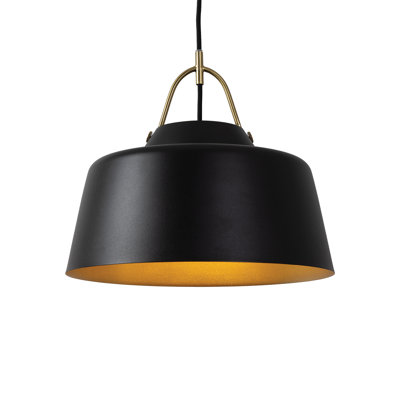 1 - Light Matte Black Pendant