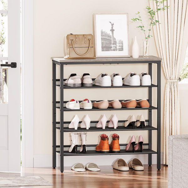 Brayden Studio 16 Pair Shoe Rack | Wayfair.co.uk
