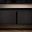 YASUMI two-door TV cabinet, matte black-182851275