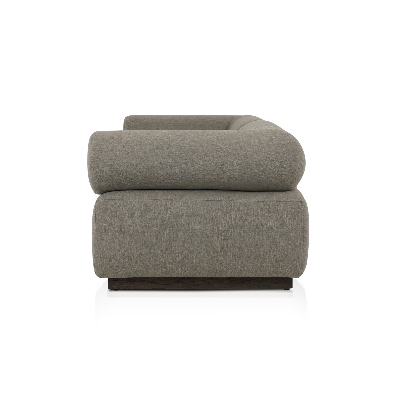 Anat Modular Upholstered Sectional, Brown Polypropylene/Olefin