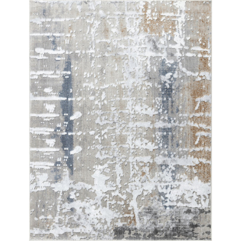 Textures GC_ART2001 Multi 5 Ft. 3 In. X 7 Ft. Area Rug, Rectangle 5'3" x 7'