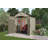 Suncast 84 in. W x 84 in. D Resin Storage Shed with IllumiVent System and Lockable Doors, Made in the USA