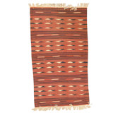 High-Quality Hand-Knotted Red Area Rug