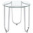 Dutton Chrome 2-piece Round Coffee Table Set