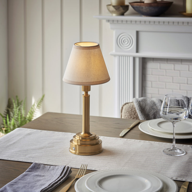 Upton Rechargeable 35.5cm Table Lamp