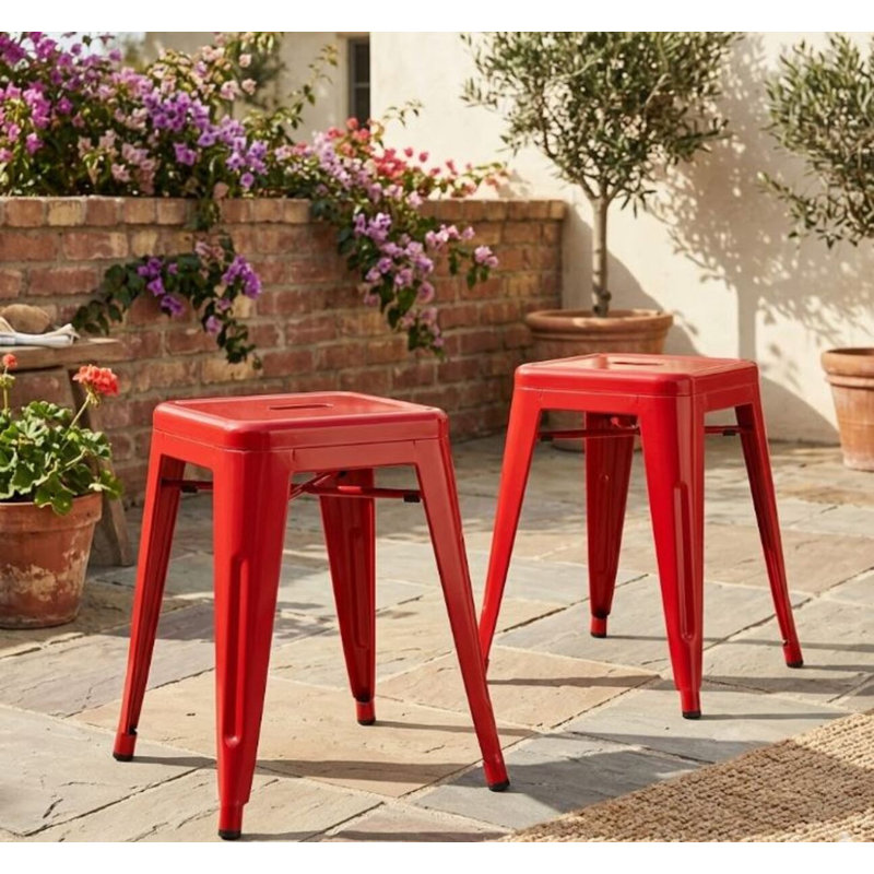 Tabouret en métal Ivanna (ensemble de 2)