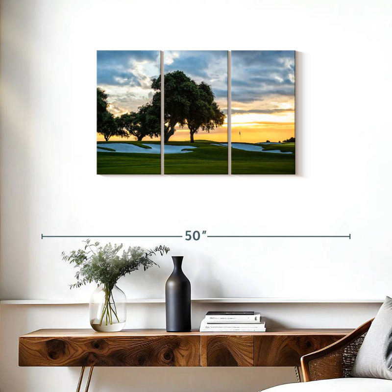 Sireci Golf Course Sunset Sky, 20" H x 33" W