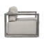 Fauteuil d'extérieur gris / colombe Pakswith