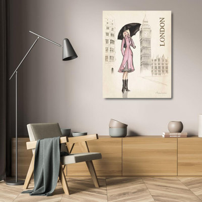 House of Hampton® Laliberte, Andrea Gallery Wrapped Canvas Art Titled: London