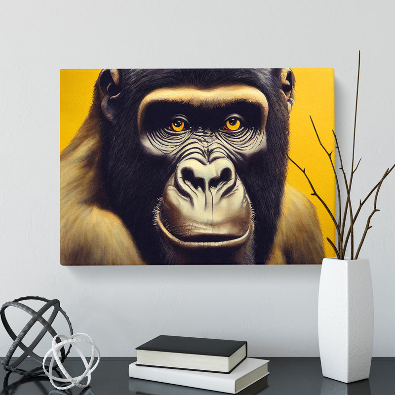 Gorilla Art Vol.4 - Wrapped Canvas, 40cm H x 60cm W x 3cm D