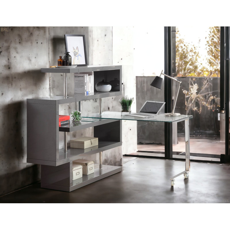 Bureau d'écriture Buck II, Gris