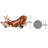 Slip-Slider Santa's Red-Nosed Christmas Reindeer Statue