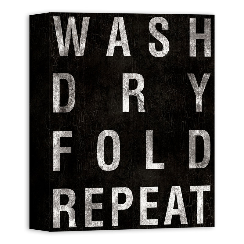 " The Laundry Process ", 14" H x 11" W, Wrapped Canvas